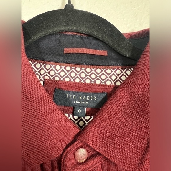 Ted Baker Longfiz Striped Ribstart Polo Size 6 - Picture 5 of 10